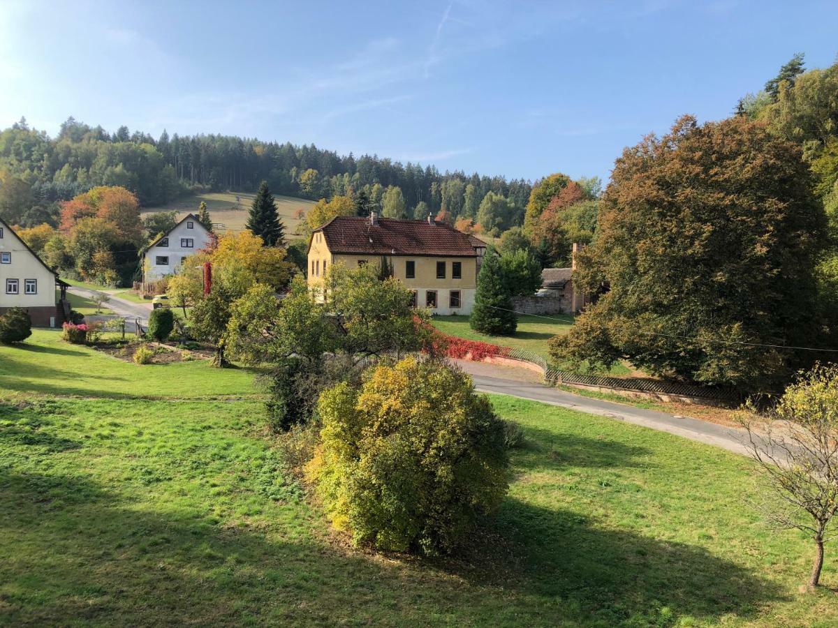 Zum Waldfrieden Hotell Neuhof  Exteriör bild