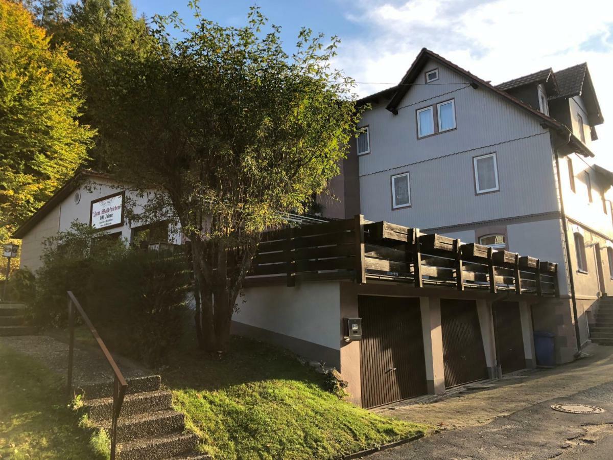 Zum Waldfrieden Hotell Neuhof  Exteriör bild
